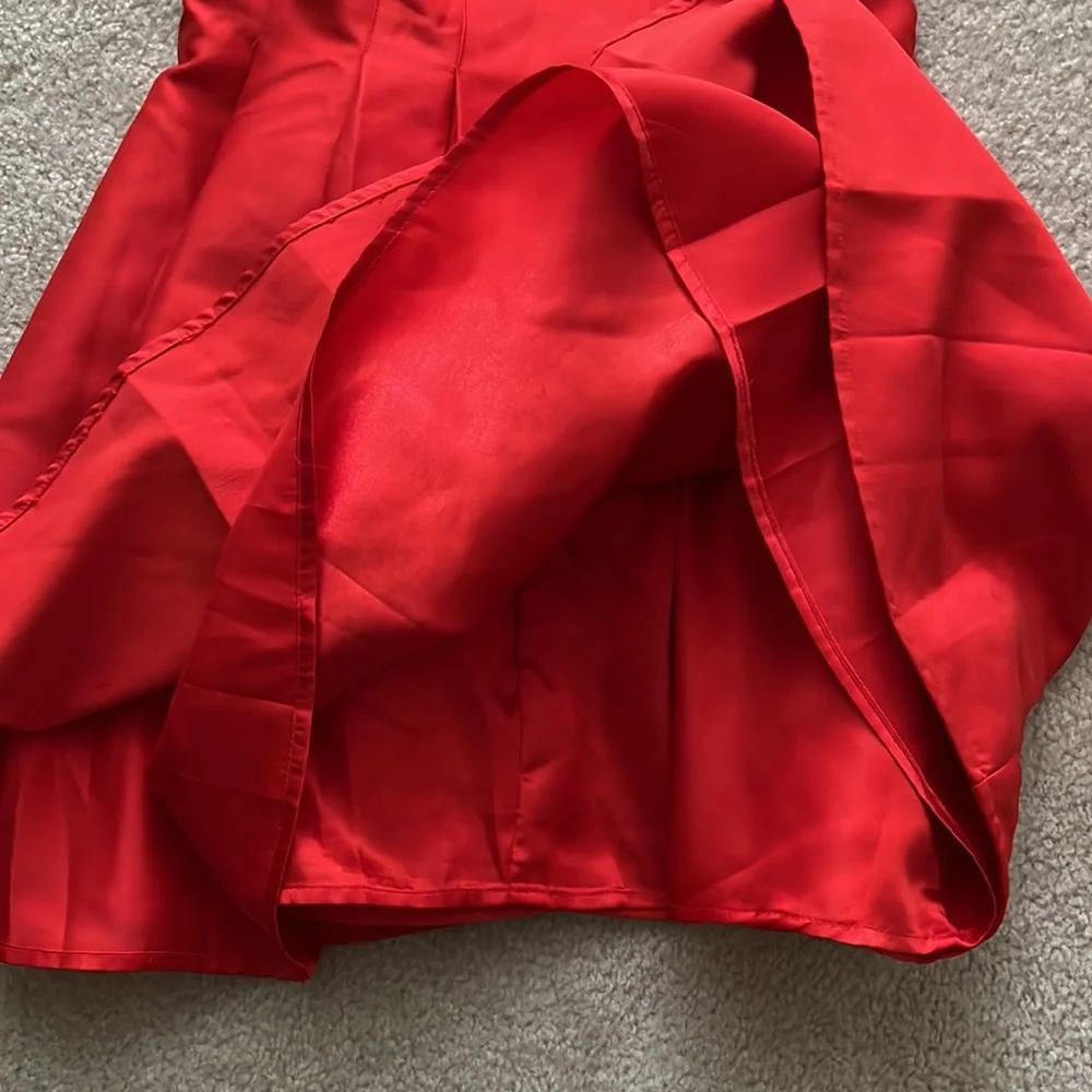 Chic Red Dress spaghetti strap - Picture 4 of 5